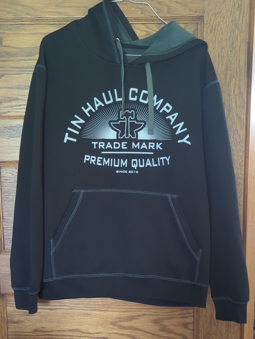 Tin Haul Company Black Pullover Hoodie Premium Quality